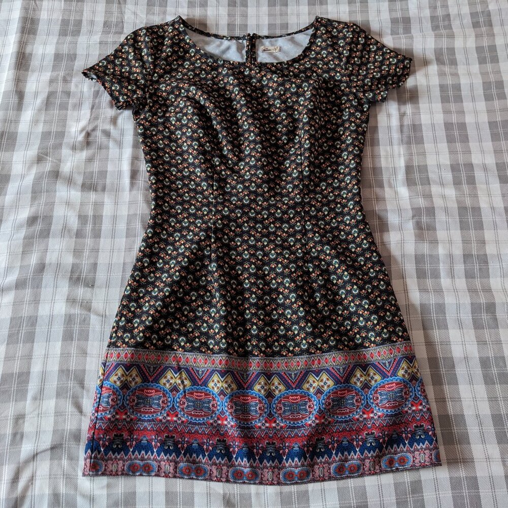 Hollister Printed Dress (Size X Small)